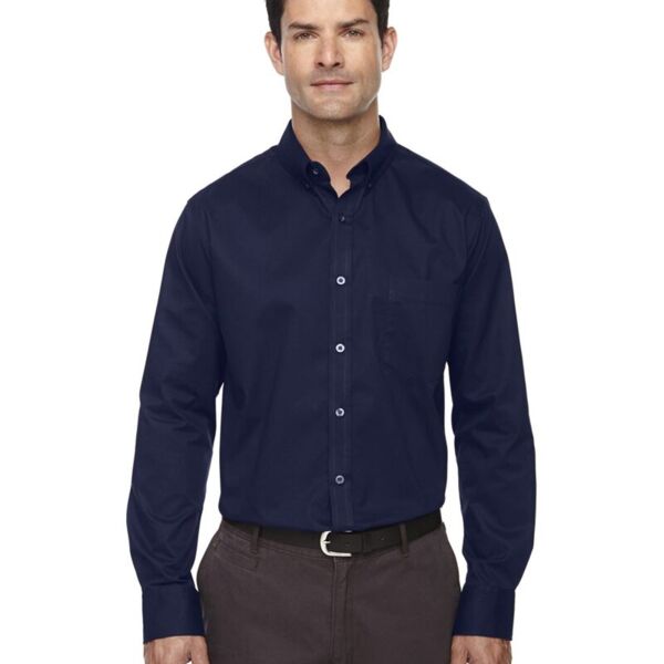 Men's Tall Operate Long Sleeve Twill Dress Shirt Thumbnail