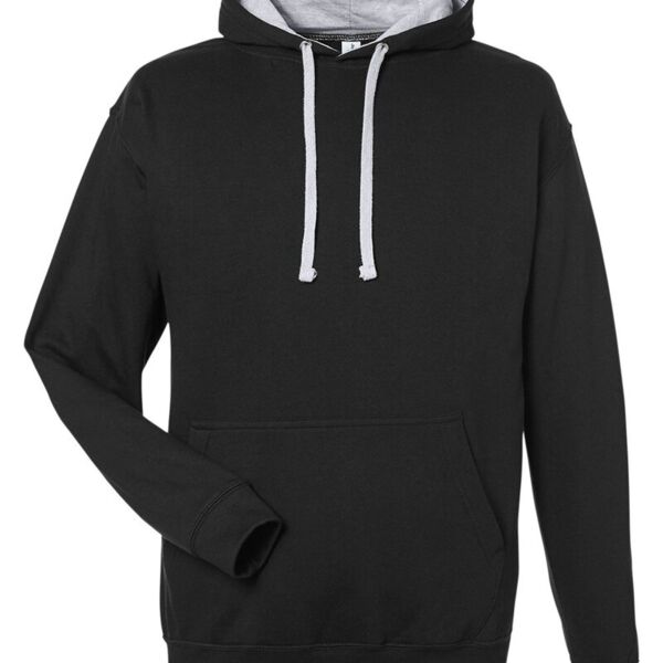 Midweight Varsity Contrast Hooded Sweatshirt Thumbnail