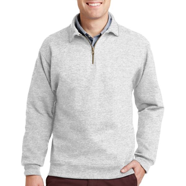 Super Sweats ® NuBlend ® 1/4 Zip Sweatshirt with Cadet Collar Thumbnail