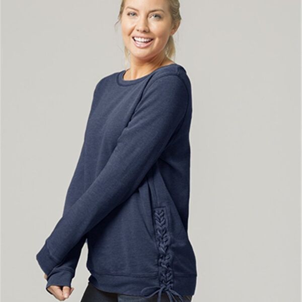 Women’s Enzyme-Washed Rally Lace-Up Sweatshirt Thumbnail