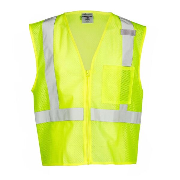 Single Pocket Zipper Mesh Vest Thumbnail