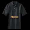 Heavyweight Cotton Pique Polo with Pocket Thumbnail