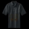 Heavyweight Cotton Pique Polo with Pocket Thumbnail
