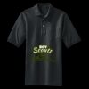 Heavyweight Cotton Pique Polo with Pocket Thumbnail