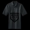 Heavyweight Cotton Pique Polo with Pocket Thumbnail
