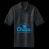 Heavyweight Cotton Pique Polo with Pocket Thumbnail