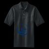 Heavyweight Cotton Pique Polo with Pocket Thumbnail