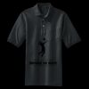 Heavyweight Cotton Pique Polo with Pocket Thumbnail