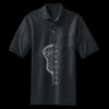 Heavyweight Cotton Pique Polo with Pocket Thumbnail