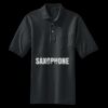 Heavyweight Cotton Pique Polo with Pocket Thumbnail