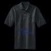 Heavyweight Cotton Pique Polo with Pocket Thumbnail