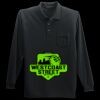 Long Sleeve Silk Touch Polo with Pocket Thumbnail