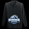 Long Sleeve Silk Touch Polo with Pocket Thumbnail