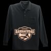 Long Sleeve Silk Touch Polo with Pocket Thumbnail