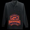 Long Sleeve Silk Touch Polo with Pocket Thumbnail