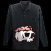 Long Sleeve Silk Touch Polo with Pocket Thumbnail