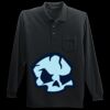 Long Sleeve Silk Touch Polo with Pocket Thumbnail