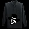 Long Sleeve Silk Touch Polo with Pocket Thumbnail