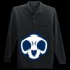 Long Sleeve Silk Touch Polo with Pocket Thumbnail