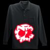 Long Sleeve Silk Touch Polo with Pocket Thumbnail