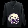 Long Sleeve Silk Touch Polo with Pocket Thumbnail