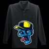 Long Sleeve Silk Touch Polo with Pocket Thumbnail