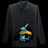 Long Sleeve Silk Touch Polo with Pocket Thumbnail