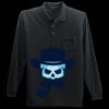 Long Sleeve Silk Touch Polo with Pocket Thumbnail