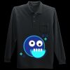 Long Sleeve Silk Touch Polo with Pocket Thumbnail