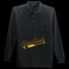 Long Sleeve Silk Touch Polo with Pocket Thumbnail