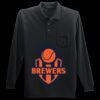 Long Sleeve Silk Touch Polo with Pocket Thumbnail