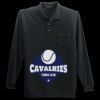 Long Sleeve Silk Touch Polo with Pocket Thumbnail