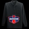 Long Sleeve Silk Touch Polo with Pocket Thumbnail
