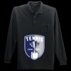 Long Sleeve Silk Touch Polo with Pocket Thumbnail