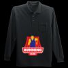 Long Sleeve Silk Touch Polo with Pocket Thumbnail