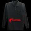 Long Sleeve Silk Touch Polo with Pocket Thumbnail