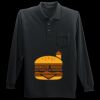 Long Sleeve Silk Touch Polo with Pocket Thumbnail