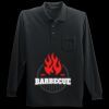 Long Sleeve Silk Touch Polo with Pocket Thumbnail