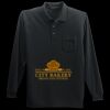 Long Sleeve Silk Touch Polo with Pocket Thumbnail