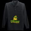 Long Sleeve Silk Touch Polo with Pocket Thumbnail