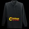 Long Sleeve Silk Touch Polo with Pocket Thumbnail