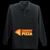 Long Sleeve Silk Touch Polo with Pocket Thumbnail