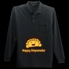 Long Sleeve Silk Touch Polo with Pocket Thumbnail