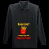 Long Sleeve Silk Touch Polo with Pocket Thumbnail