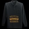 Long Sleeve Silk Touch Polo with Pocket Thumbnail