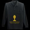 Long Sleeve Silk Touch Polo with Pocket Thumbnail