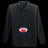 Long Sleeve Silk Touch Polo with Pocket Thumbnail