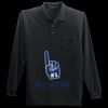 Long Sleeve Silk Touch Polo with Pocket Thumbnail