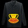 Long Sleeve Silk Touch Polo with Pocket Thumbnail