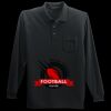 Long Sleeve Silk Touch Polo with Pocket Thumbnail